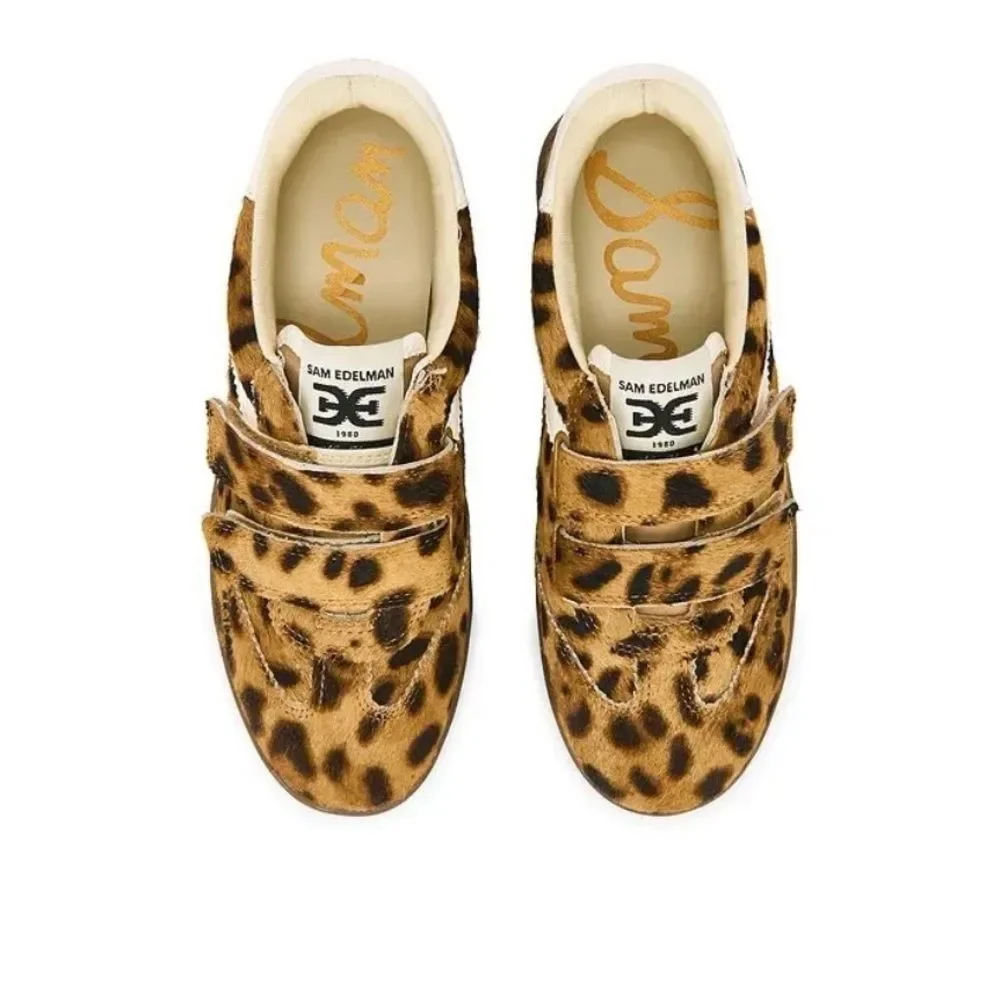 Sam Edelman x Free People Talia Leopard Print Sneakers Sz 8 - Picture 13 of 13